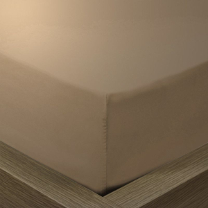 Jersey hoeslaken 140x200 Taupe